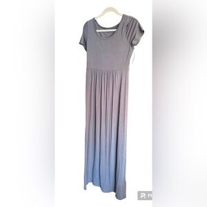 Daily Ritual Short Sleeve Maxi Dress NWT